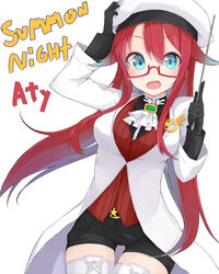  aty kou_mashiro megane summon_night summon_night_3 thighhighs 