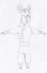  anthro arms_out army beard clothed clothing concept_art deer dreamworks facial_hair fan_character hanfang_(uncle_sam_the_man) kung_fu_panda male mammal mane military moustache soldier solo unclesam1976 uniform warrior water_deer 