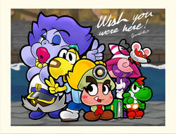  admiral_bobbery anthro armor bandage blonde_hair blue_eyes blue_hair blush bob-omb book breasts clothing english_text facial_hair female gesture gloves goomba goombella green_yoshi grey_hair group hair hand_gesture handwear hat headgear headwear heart_symbol helmet hoodie humanoid jewelry koopa koopa_troopa koops lips little_mouser madame_flurrie mammal mario_bros mask mouse moustache ms._mowz muddymuds murid murine necklace nintendo one_eye_closed paper_mario paper_mario:_the_thousand_year_door photo pink_hair red_hair reptile rodent scalie shadow_siren smile spirit tail tail_gesture tail_heart text the_great_gonzales_jr topwear v_sign vivian_(mario) waddling_head wink yellow_eyes yoshi yoshi&#039;s_island 