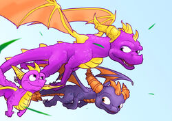  activision dragon feral flying grass male mythological_creature mythological_scalie mythology plant purple_body scalie skylanders skylanders_academy spyro spyro_reignited_trilogy spyro_the_dragon tail teeth the_legend_of_spyro wings 