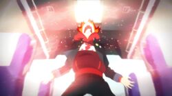  1boy androgynous animated animated iridatsu_yuuta male punchline red_hair solo 