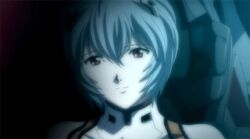  animated animated ayanami_rei blue_hair evangelion:_1.0_you_are_(not)_alone neon_genesis_evangelion plugsuit rebuild_of_evangelion smile 