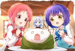  gochuumon_wa_usagi_desu_ka? jouga_maya kafuu_chino natsu_megumi tagme tippy_(gochuumon_wa_usagi_desu_ka?) waitress 