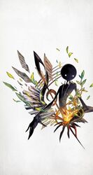  beamed_sixteenth_notes commentary deemo deemo_(character) english_commentary evolution_era_(deemo) highres instrument mixed-language_commentary musical_note no_humans official_art piano solo spanish_commentary 