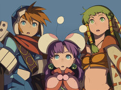  feena go_robots grandia justin male sue 