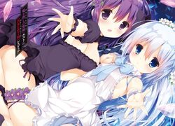  2girls multiple_girls restia_ashdoll seirei_tsukai_no_blade_dance terminus_est wings 