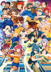  6+boys ball crossover endou_mamoru everyone fubuki_shirou fudou_akio glasses goggles gouenji_shuuya hamano_kaiji hayami_tsurumasa inazuma_eleven inazuma_eleven_(series) inazuma_eleven_go kabeyama_heigorou kasukabe_akira kazemaru_ichirouta kidou_yuuto kirino_ranmaru kiyama_hiroto kurama_norihito kurumada_gouichi lolicon male_focus matsukaze_tenma minamisawa_atsushi mohawk multiple_boys nishizono_shinsuke sakuma_jirou sangoku_taichi shindou_takuto soccer_ball someoka_ryuugo teppei_kurimatsu tsurugi_kyousuke utsunomiya_toramaru 