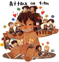  animated animated annie_leonhardt armin_arlert christa_renz conny_springer everyone hange_zoe jean_kirchstein levi_(shingeki_no_kyojin) marco_bodt mikasa_ackerman mimiblargh rogue_titan sasha_braus sasha_browse shingeki_no_kyojin ymir_(shingeki_no_kyojin) 