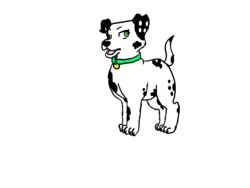  101_dalmatians 102_dalmatians canid canine canis dalmatian digital_media_(artwork) disney domestic_dog female hi_res ivysaurite mammal microsoft_paint_(artwork) 