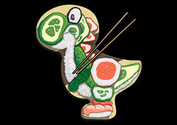  chopstick chopsticks food mario_(series) super_mario_bros. sushi yoshi yoshi&#039;s_island 