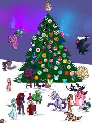  3:4 absolutely_everyone ambiguous_gender anthro arbok audino avian bird black_body black_fur canid canine celebi charizard chatot chatot_(eotds) christmas cofagrigus corvid countryball crocodilian darkrai delibird dragonair eeveelution emolga fairy felid female fur gardevoir generation_1_pokemon generation_2_pokemon generation_3_pokemon generation_4_pokemon generation_5_pokemon generation_6_pokemon generation_7_pokemon gengar genie ghost group guildmaster_wigglytuff gun hair heart_symbol hi_res holidays hoopa hoopa_(confined) houndoom jen_(vf) kecleon krokorok ladder lady_weavile lagomorph large_group legendary_duo legendary_pokemon lopunny lurantis luvdisc male mammal marill medicham mew_(pokemon) mew_duo mewtwo moon mudkip murkrow mustelid n_(pokemon) ninetales nintendo ornament oscine passerine plant pokemon pokemon_(species) pokemon_colosseum pokemon_mystery_dungeon pokemon_victory_fire quilava ranged_weapon red_hair reptile sandshrew scalie scarf serpentine shiny_pokemon snake sneeze snorunt snow spike_chunsoft spirit star stunfisk sulfurbunny_(artist) team_awd team_charm tree umbreon victini voltorb wartortle weapon weavile wes_(pokemon) wigglytuff zoroark 