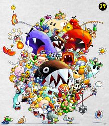  baby_bowser baby_mario kamek koopa_paratroopa koopa_troopa lakitu poochie shy_guy super_mario_bros. yoshi yoshi&#039;s_island 