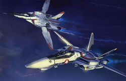  1980s_(style) 1boy 2012 aircraft airplane antennae choujikuu_yousai_macross commentary_request emblem fighter_jet flying helmet hjl jet macross macross:_do_you_remember_love? macross_zero military military_vehicle photoshop_(medium) pilot pilot_suit realistic retro_artstyle science_fiction signature u.n._spacy variable_fighter vehicle_focus vf-0 vf-1 vf-1j 