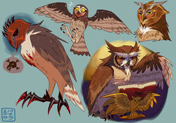  armor avian barn_owl bird blood bodily_fluids brown_body brown_feathers elf_owl ezylryb feathers female feral group guardians_of_ga&#039;hoole gylfie headgear headgear_only helmet helmet_only hi_res kabuki-aku kludd male mask metal_beak owl scared screech_owl true_owl tyto tytonid whiskered_screech_owl yellow_eyes 