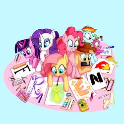  1:1 2017 applejack_(mlp) blonde_hair blue_eyes clothing cowboy_hat docwario dragon earth_pony equid equine feathered_wings feathers female feral fluttershy_(mlp) friendship_is_magic group hair hasbro hat headgear headwear horn horse male mammal mane_six_(mlp) multicolored_hair my_little_pony mythological_creature mythological_equine mythological_scalie mythology pink_hair pinkie_pie_(mlp) pony purple_eyes rainbow_dash_(mlp) rainbow_hair rarity_(mlp) scalie smile spike_(mlp) twilight_sparkle_(mlp) two_tone_hair unicorn wings 