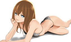  bikini makise_kurisu steins;gate swimsuit takahirokun white 