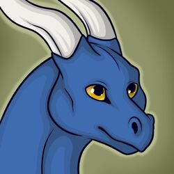  1:1 deerdaddy13 dragon expressionless ezurth feral headshot_portrait horn icon male mythological_creature mythological_scalie mythology portrait scalie simple_background solo yellow_eyes 