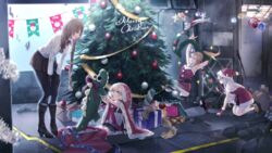  4girls aged_down armpits arms_up artist_request bent_over black_pantyhose boots box character_doll christmas christmas_tree crocodile crocodilian cz75_(girls&#039;_frontline) decorations doll fal_(girls&#039;_frontline) fal_(winter_supply)_(girls&#039;_frontline) ferret fingerless_gloves g36_(every_child&#039;s_x&#039;mas_dream)_(girls&#039;_frontline) g36_(girls&#039;_frontline) gift gift_box girls&#039;_frontline glasses gloves hat idw_(girls&#039;_frontline) kneeling letterboxed long_nose merry_christmas multiple_girls official_art on_floor open_box open_mouth pantyhose red_gloves santa_costume santa_hat smile sparkle spoilers springfield_(girls&#039;_frontline) springfield_(o_holy_night)_(girls&#039;_frontline) star_(symbol) stuffed_animal stuffed_toy svd_(girls&#039;_frontline) svd_(winter_fairy)_(girls&#039;_frontline) sweater third-party_source 