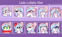  absurd_res emojis emotes equid equine hasbro hi_res horse mammal my_little_pony pony sevenserenity solo text 