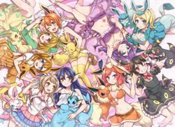  ayase_eri eevee espeon flareon glaceon hoshizora_rin jolteon koizumi_hanayo kousaka_honoka leafeon love_live!_school_idol_project minami_kotori mono_land nishikino_maki pokemon sonoda_umi sylveon toujou_nozomi umbreon vaporeon yazawa_nico 