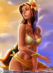  carlos_eduardo female league_of_legends leona leona_(league_of_legends) raichiyo33 sky solo 