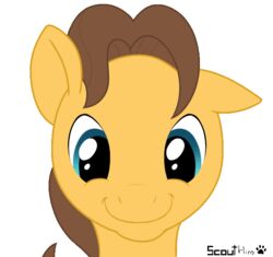  alpha_channel animated blinking caramel_(mlp) earth_pony equid equine friendship_is_magic hasbro horse male mammal my_little_pony pony scouthiro short_playtime simple_background smile solo tongue tongue_out transparent_background 