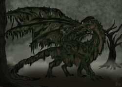  absurd_res ambiguous_gender concept_art dead_tree decay dragon eymess feral fog glowing glowing_eyes hi_res horn mold_(fungus) mythological_creature mythological_scalie mythology plant rotten_flesh scalie secrets_of_uncrom solo tail teeth tree uncrom undead visha wings yenocwolf 