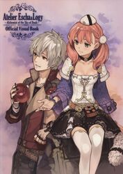  atelier atelier_escha_&amp;_logy cleavage escha_malier hidari logix_ficsario thighhighs 