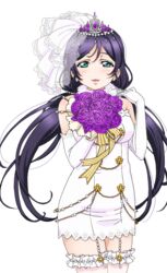  artist_request bare_shoulders blush bouquet breasts bridal_veil bride dress earrings elbow_gloves female flower frills garter_straps gloves green_eyes holding jewelry long_hair love_live! love_live!_school_idol_festival love_live!_school_idol_festival_after_school_activity love_live!_school_idol_project low_twintails medium_breasts official_art open_mouth purple_flower purple_hair purple_rose rose simple_background smile solo strapless strapless_dress thighhighs tiara tojo_nozomi transparent_background twintails veil very_long_hair wedding_dress white_gloves 