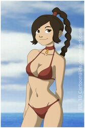  1girls avatar_legends avatar_the_last_airbender bikini cartoongirls fire_nation nonbender red_bikini swimsuit ty_lee 