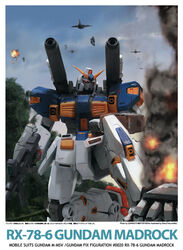  aircraft explosion fire gaw_(gundam) gun gundam gundam_zeonic_front mecha mudrock_gundam sky smoke weapon 