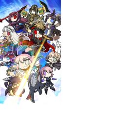  4boys 6+girls altera_(fate) arjuna_(fate) black_bow black_hair black_hat blonde_hair blue_eyes blue_sky bow braid brown_eyes cape chibi cloud dango darius_iii_(fate) dark-skinned_female dark-skinned_male dark_skin fate/grand_order fate_(series) food glasses green_eyes grey_eyes hairbow hat jeanne_d&#039;arc_(fate) jeanne_d&#039;arc_(ruler)_(fate) jekyll_and_hyde_(fate) keikenchi long_braid long_hair mash_kyrielight mephistopheles_(fate) mouth_hold multiple_boys multiple_girls navel oda_nobunaga_(fate) oda_nobunaga_(koha-ace) official_art okita_souji_(fate) okita_souji_(koha-ace) open_mouth peaked_cap pink_hair purple_eyes red_eyes scathach_(fate) sharp_teeth single_braid sky tate_eboshi teeth ushiwakamaru_(fate) veil wagashi yellow_eyes yellow_teeth 