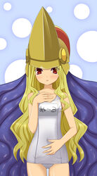  bare_shoulders blonde_hair blush capcom capcom_fighting_evolution capcom_fighting_jam helm helmet highres long_hair midnight_bliss mollusc_shell nool one-piece_swimsuit oomugi_genmai open_mouth pixiv_manga_sample red_eyes resized rule_63 school_swimsuit shell simple_background swimsuit tentacle very_long_hair warzard wavy_hair 