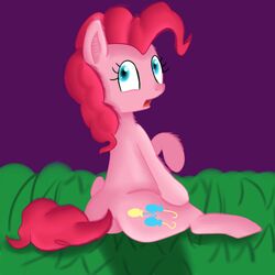  1:1 ass digital_media_(artwork) earth_pony equid equine female feral friendship_is_magic hasbro horse jbond mammal my_little_pony pinkie_pie_(mlp) pony shaded simple_background snapai soft_shading solo third-party_edit 