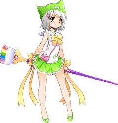  bag female flat_chest full_body hat kanae_(vanpri) lowres official_art paintbrush pixel_art ribbon school_uniform short_hair skirt solo standing sugeno_tomoaki transparent_background vanguard_princess white_hair yellow_eyes 