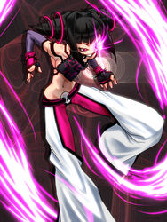  capcom jin_(artist) jin_(mugenjin) juri_han smile street_fighter 