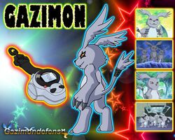  5:4 bandai_namco bokeh digimon digimon_(species) fan_character felid gazimon gazimondefense hi_res hybrid lagomorph male mammal star_bokeh y2k_(graphic_design) 