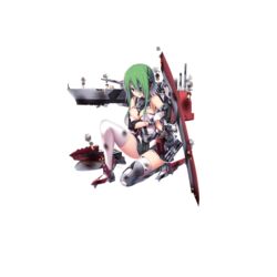  admiral_hipper_(mod)_(warship_girls_r) admiral_hipper_(warship_girls_r) belt black_skirt blade breasts broken cannon damaged detached_sleeves female fire full_body gloves glowworm_(warship_girls_r) green_hair hair_between_eyes haluka_(aixioo) headgear holding holding_weapon kneeling large_breasts lipstick machinery makeup mask official_art pleated_skirt red_eyes rigging rudder_footwear shirt skirt smoke solo_focus thighhighs torn_clothes torpedo transparent_background turret warship_girls_r weapon white_gloves white_legwear white_shirt 