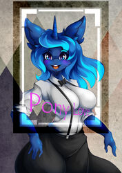  2019 absurd_res anthro azura_inalis big_breasts breasts clothing cosplay female friendship_is_magic hasbro hi_res horn looking_at_viewer mariya_takeuchi meme my_little_pony open_mouth plastic_love princess princess_luna_(mlp) real_world redraw royalty smile solo starry_eyes 