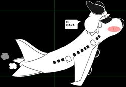  aircraft airplane blush clothing dire_aircraft dire_machine dire_vehicle english_text greggjanus hat headgear headwear living_aircraft living_machine living_vehicle machine not_furry solo text tsunderplane undertale undertale_(series) vehicle what_has_magic_done what_has_science_done 