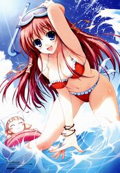  bikini cleavage magicu mugenkidou swimsuits tomose_shunsaku 