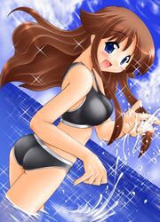  nagasarete_airantou suzu suzu_(nagasarete_airantou) swimsuit 