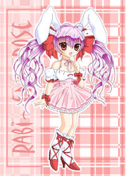 alternative_fashion animal_humanoid clothing d6 detailed_background di_gi_charat dice female footwear hair hikaru_usada humanoid j-fashion lagomorph lagomorph_humanoid legwear leporid_humanoid lolita_(fashion) long_hair mammal mammal_humanoid rabbit_humanoid red_eyes shoes socks solo sweet_lolita unknown_artist