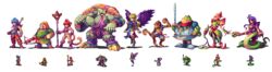  4girls 5boys abysswolf bow_(breath_of_fire) breath_of_fire breath_of_fire_ii deis ekaru_hoppe_de_pe_tapeta everyone multiple_boys multiple_girls nina_(breath_of_fire_ii) pixel_art rand_marks rinpoo_chuan ryuu_(breath_of_fire_ii) spar sten_legacy tail transparent_background 