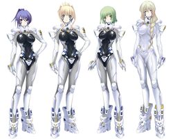  bodysuit erect_nipples helgarose_von_falkenmayer ilfriede_von_feulner lunateresia_von_wizleben miyata_ao muv-luv_alternative sigelinde_von_fahrenhorst white 