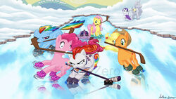 16:9 2011 applejack_(mlp) blue_body blue_feathers blue_fur cutie_mark derpy_hooves digital_media_(artwork) earth_pony equid equine feathered_wings feathers female feral fluttershy_(mlp) friendship_is_magic fur group hair hasbro hockey hockey_puck hockey_stick hollowzero horn horse ice_hockey mammal mane_six_(mlp) multicolored_hair my_little_pony mythological_creature mythological_equine mythology outside pegasus pink_body pink_fur pinkie_pie_(mlp) pony purple_hair quadruped rainbow_dash_(mlp) rainbow_hair rarity_(mlp) signature snow sport tail twilight_sparkle_(mlp) two_tone_hair unicorn widescreen wings yellow_body yellow_feathers