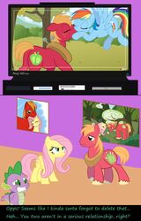 2011 angry arms_bent big_macintosh_(mlp) biped brand_parody caught comic crossover cutie_mark dialogue dragon dvd_player earth_pony electronics english_text equid equine feathered_wings feathers female feral fluttershy_(mlp) friendship_is_magic game_console group hair hands_behind_back hasbro hi_res horse infidelity male mammal microsoft mouth_closed multicolored_hair my_little_pony mythological_creature mythological_equine mythological_scalie mythology nintendo nintendo_console pegasus playstation playstation_2 playstation_console pony ps2_console ps2_slim quadruped rainbow_dash_(mlp) rainbow_hair scalie sony_corporation sony_interactive_entertainment spade_tail spike_(mlp) standing tail television text trio unknown_artist wii wii_console wings xbox xbox_360 xbox_360_console xbox_console xbox_game_studios yellow_body yellow_feathers