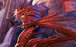 16:10 ambiguous_gender dragon feral hasbro magic:_the_gathering male_(lore) membrane_(anatomy) membranous_wings mythological_creature mythological_scalie mythology niv-mizzet official_art scalie solo todd_lockwood wallpaper water waterfall widescreen wings wizards_of_the_coast