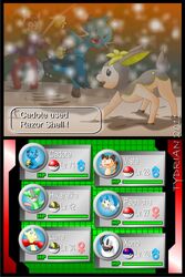 2011 2:3 absol ambiguous_gender attack battle deer deerling dewott felid female_symbol feral forest gender_symbol generation_1_pokemon generation_3_pokemon generation_4_pokemon generation_5_pokemon great_ball group hi_res legendary_pokemon male male_symbol mammal meowth mienfoo mustelid nintendo outside pachirisu plant pokeball pokemon pokemon_(species) pokemon_battle pokemon_trainer rodent scarf sciurid snow standard_pokeball symbol tree tydrian ultra_ball virizion winter_deerling