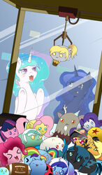 :&lt; :3 :d alicorn amber_eyes ambiguous_gender antlers applejack_(mlp) arcade_machine armor arthropod ball beetle black_hair blonde_hair blue_body blue_eyes blue_feathers blue_fur blue_hair blush bravest_warriors cartoon_hangover catbug changeling chimera claws clothing cucujoid daring_do_(mlp) derpy_hooves discord_(mlp) domestic_cat draconequus earth_pony equid equine feathered_wings feathers felid feline felis female feral fluttershy_(mlp) food friendship_is_magic fur glass green_body green_eyes green_fur grey_body grey_fur grey_hair gridiron_ball group hair happy hasbro hat headgear headwear helmet hi_res horn horse insects ladybug long_hair looking_at_viewer lyra_heartstrings_(mlp) male mammal muffin multicolored_hair my_little_pony mythological_creature mythological_equine mythology open_mouth orange_body orange_fur pegasus pink_body pink_fur pink_hair pinkie_pie_(mlp) pith_helmet pony princess_celestia_(mlp) princess_luna_(mlp) prize_grabber purple_eyes purple_hair queen_chrysalis_(mlp) rainbow_dash_(mlp) rainbow_hair rarity_(mlp) red_eyes royalty simple_background smile star tongue tongue_out twilight_sparkle_(mlp) two_tone_hair unicorn white_body white_fur wings yellow_body yellow_eyes yellow_feathers yellow_fur zzvinniezz